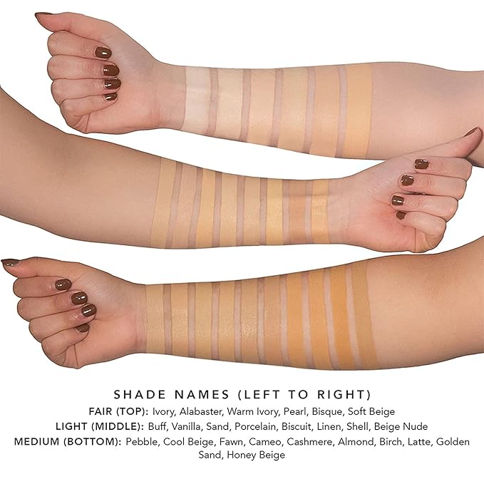 Jouer Essential High Coverage Crème Foundation - Available in 50 Shades for All Skin Tones - Healthy Ingredients - Paraben, Gluten & Cruelty Free - Vegan Friendly-VivaGrace Women