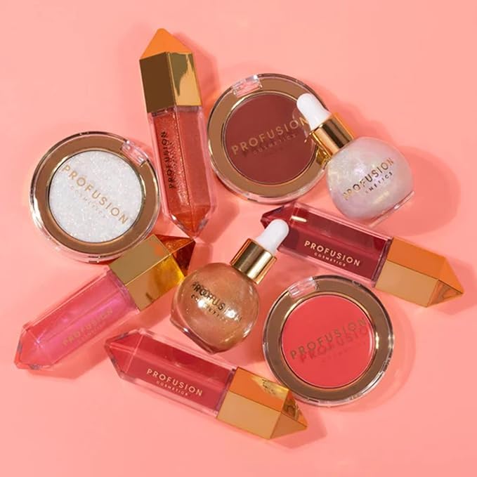 Profusion Cosmetics Cream Blush- Lightweight, Easy-Blend Creamy Texture, Soft, Natural Satin Finish Creating a Natural and Charming Makeup (Hibiscus, 1)-VivaGrace Women