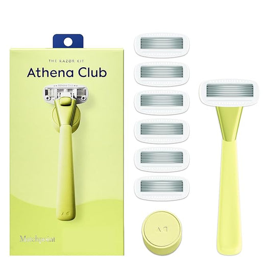 Women's Razor Shave Kit, 1 Matchpoint Razor Handle + 6 Blade Refills-VivaGrace Women
