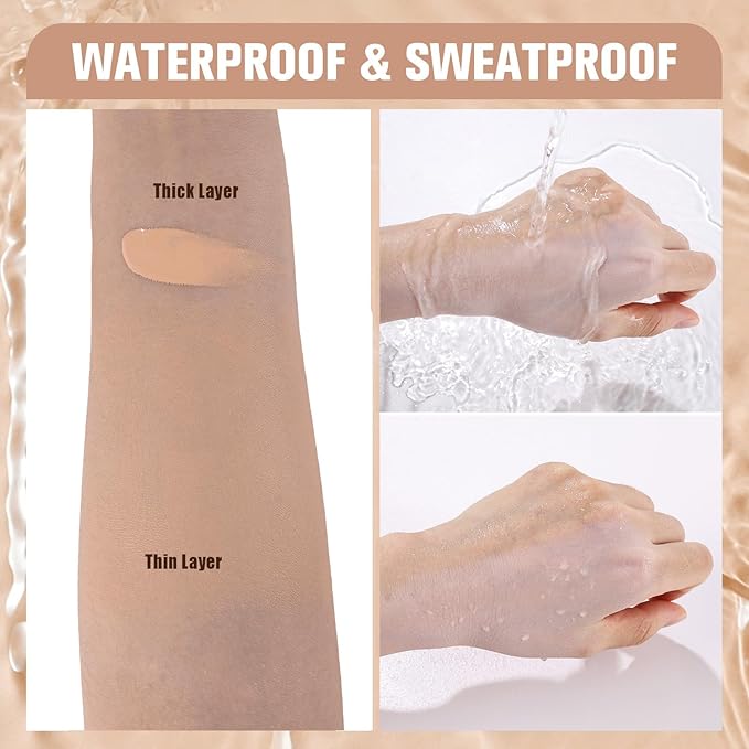 UCANBE Matte Liquid Foundation Makeup, Medium to Full Coverage Waterproof Longwear Serum Cream Foundation for Combination & Oily Mature Skin, Lightweight Hydrating Nourishing, Classic Ivory, 1 fl. oz.-VivaGrace Women