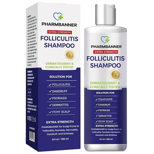 Anti-Fungal Shampoo for Folliculitis, Seborrheic Dermatitis, Scalp Psoriasis - Relieves Itchy & Dry Scalp-VivaGrace Women
