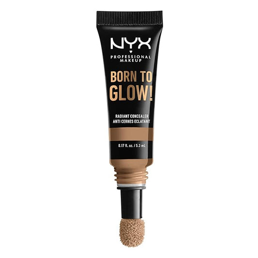 NYX PROFESSIONAL MAKEUP Born To Glow Radiant Concealer, Medium Coverage - Caramel-VivaGrace Women
