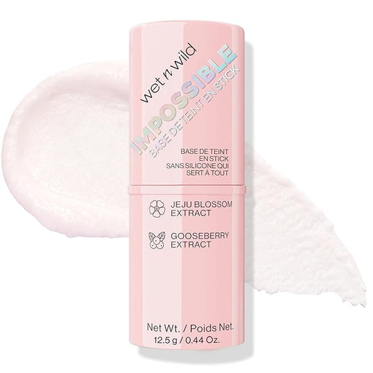 wet n wild Impossible Primer Stick, Enriched with Gooseberry & Jeju Blossom for a Brightening Durable Makeup Base, Vegan & Cruelty-Free-VivaGrace Women