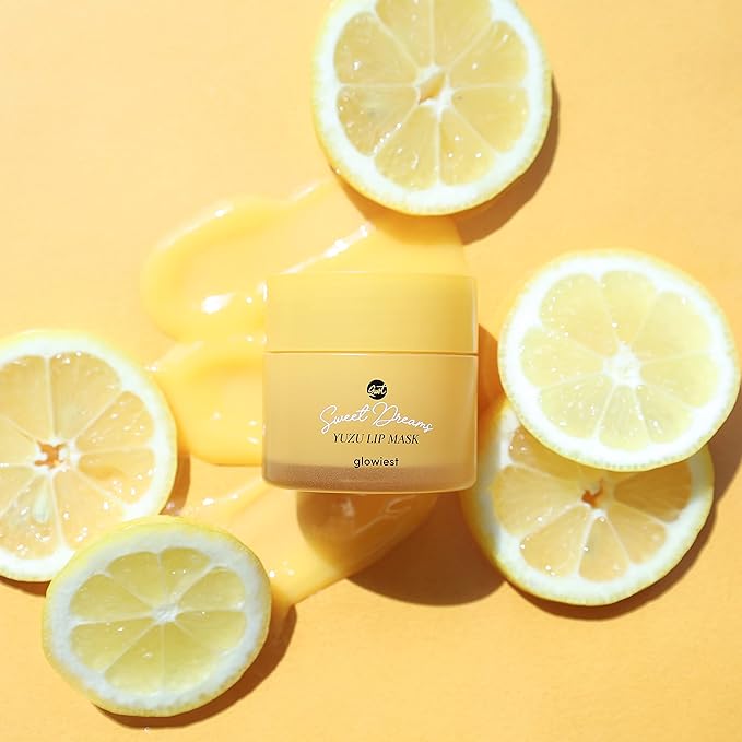 Sweet Dreams Lip Mask: Nourishing, Plumping and Hydrating Lip Balm | Ecofriendly Lip Sleeping Mask | Hyaluronic Acids + Vitamin C + Shea Butter + Antioxidants | Yuzu - 0.7 oz.-VivaGrace Women
