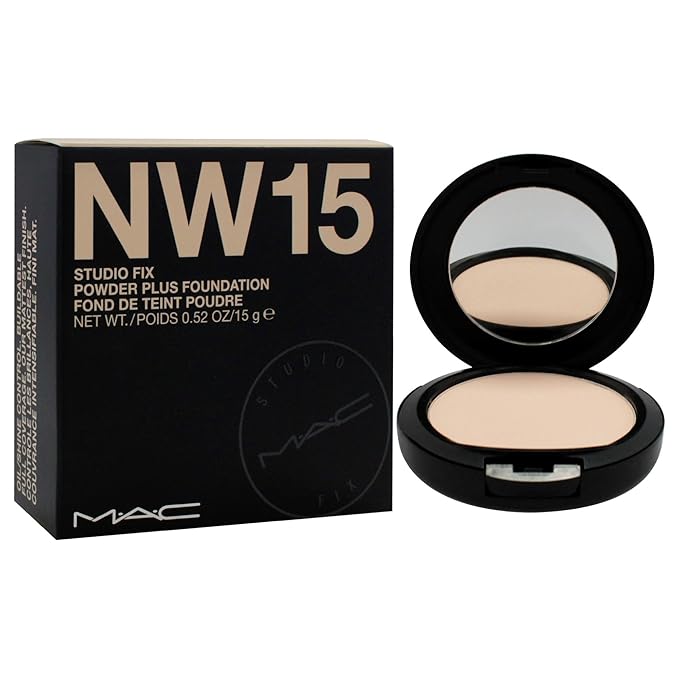 Mac Studio Fix Powder Plus Foundation Nw15 0.52 Ounce-VivaGrace Women