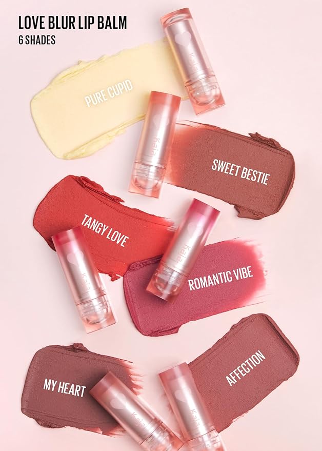 Kaja Love Blur Lip Balm - 02 Sweet Bestie | Soft & Comfort Semi-Matte Blurring Daily Color Lip Balm | Shea Butter, Avocado Oil, Citrus Unshiu Peel Extract, Vitamin E Infused| 4g / 0.14oz.-VivaGrace Women