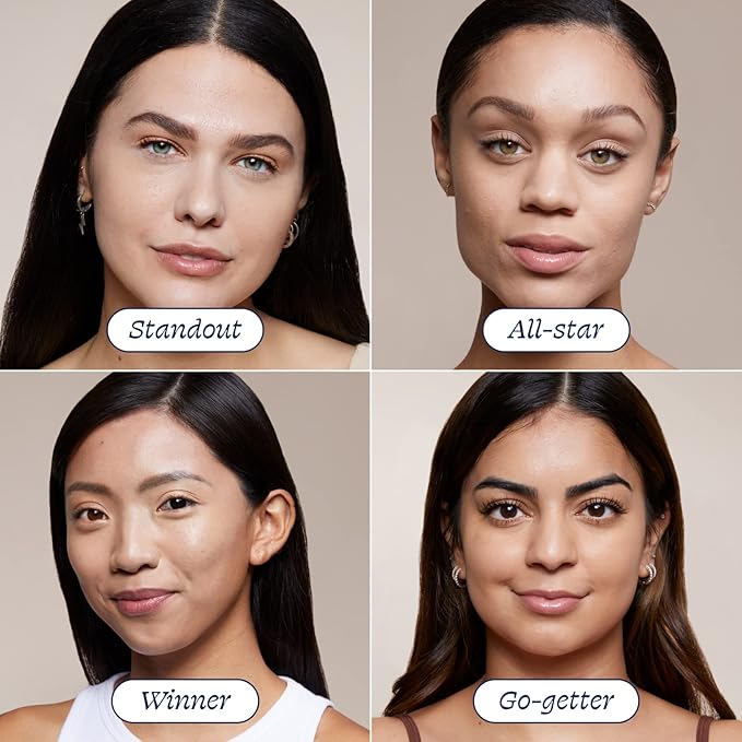 Alleyoop Game Face Concealer Makeup, Lightweight to Medium Buildable Coverage Under Eye Concealer, For Blemishes, Crease-proof and Hydrating with Aloe Stem Cell, Smooth Second Skin Finish - All-Star-VivaGrace Women