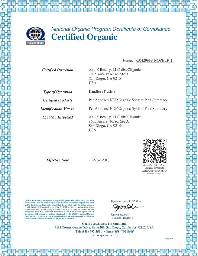 Cliganic Organic Argan Oil 16oz with Pump, 100% Pure | Bulk for Hair, Face & Skin (Packaging May Vary)-VivaGrace Women