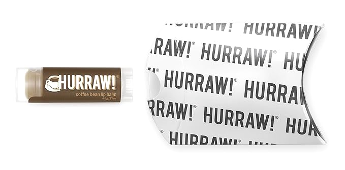 Hurraw! Coffee Bean Lip Balm: Organic, Certified Vegan, Cruelty and Gluten Free. Non-GMO, 100% Natural Ingredients. Bee, Shea, Soy and Palm Free. Made in USA-VivaGrace Women