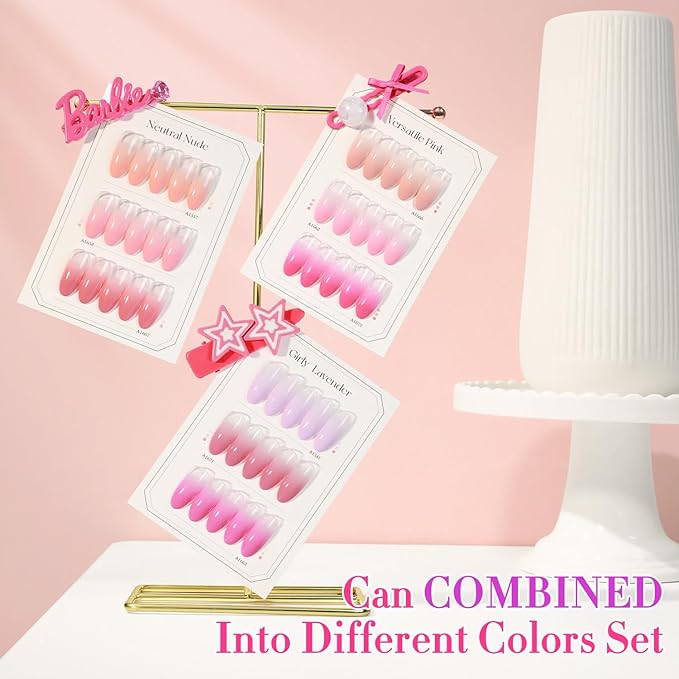 Double Rhythm 28Pcs 0.5Oz Gel Nail Polish Set Same Color Same Bottle Soak Off Gel Polish Kit Nail Art Manicure Salon DIY at Home for Women (Neutral Skin Pink Nude Collection-T24-12)-VivaGrace Women