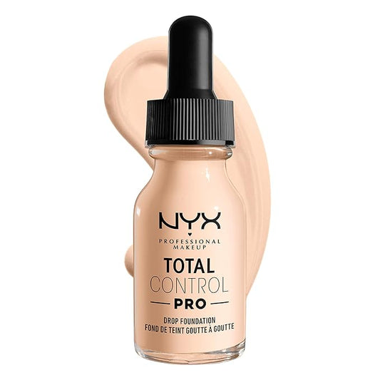NYX PROFESSIONAL MAKEUP Total Control Pro Drop Foundation, Skin-True Buildable Coverage - Light Pale-VivaGrace Women