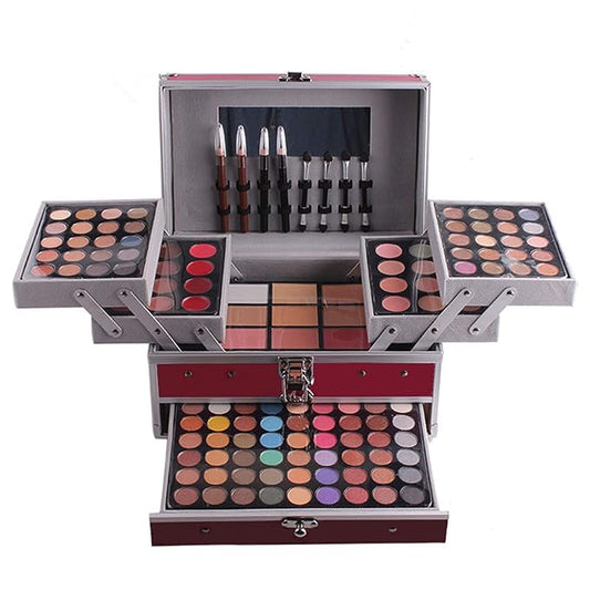 Pure Vie All In One Makeup Palette Gift Set Including 94 Eyeshadow, 12 Concealer, 3 Pressed Powder, 12 Lip Gloss, 3 Blush, 8 Eyebrow Powder - Harmony Makeup Contouring Kit for Salon and Daily Use #N4-VivaGrace Women