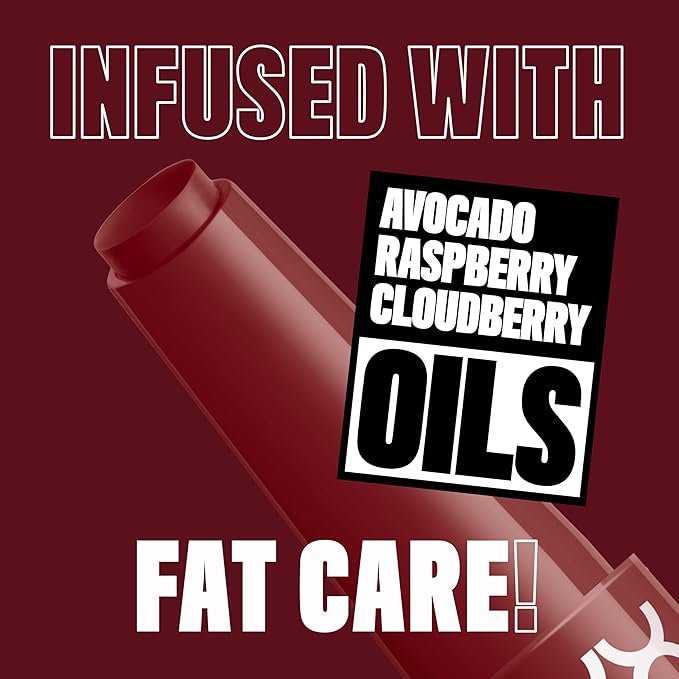 NYX PROFESSIONAL MAKEUP Fat Oil Slick Click, Lightweight, Buildable, Pigmented Vegan Lip Balm - In A Mood-VivaGrace Women