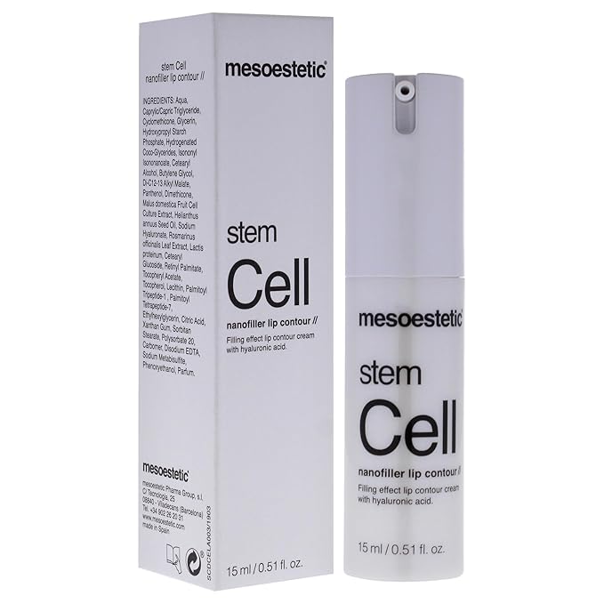 Mesoestetic Stem Cell Nanofiller Lip Contour for Unisex - 0.5 oz Cream-VivaGrace Women