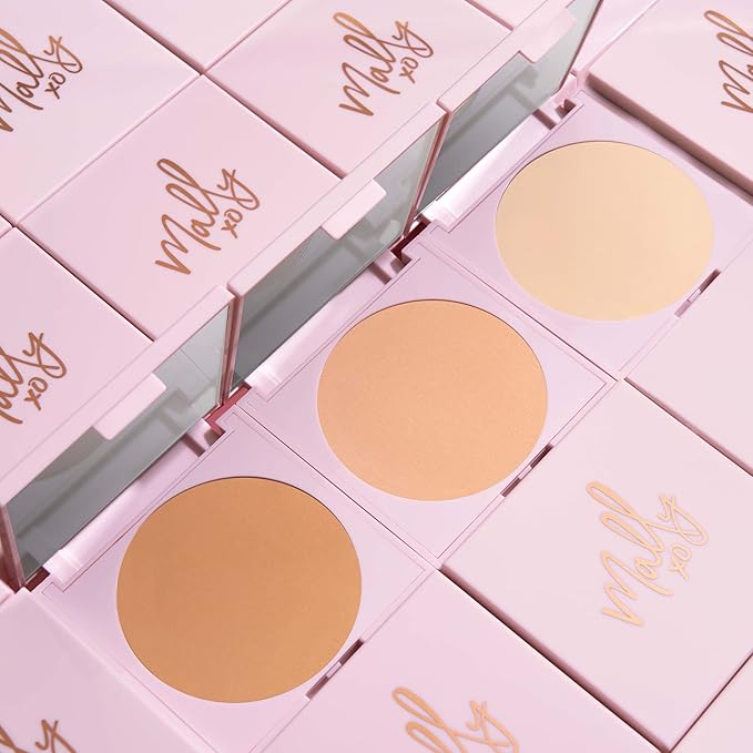 Mally Beauty The Anti-Powder Tinted Finishing Brightener, Light Mally Beauty The Anti-Powder Tinted Finishing Brightener Powder, Deep- Matte Finish, Brightens complexion and Blurs imperfections-VivaGrace Women