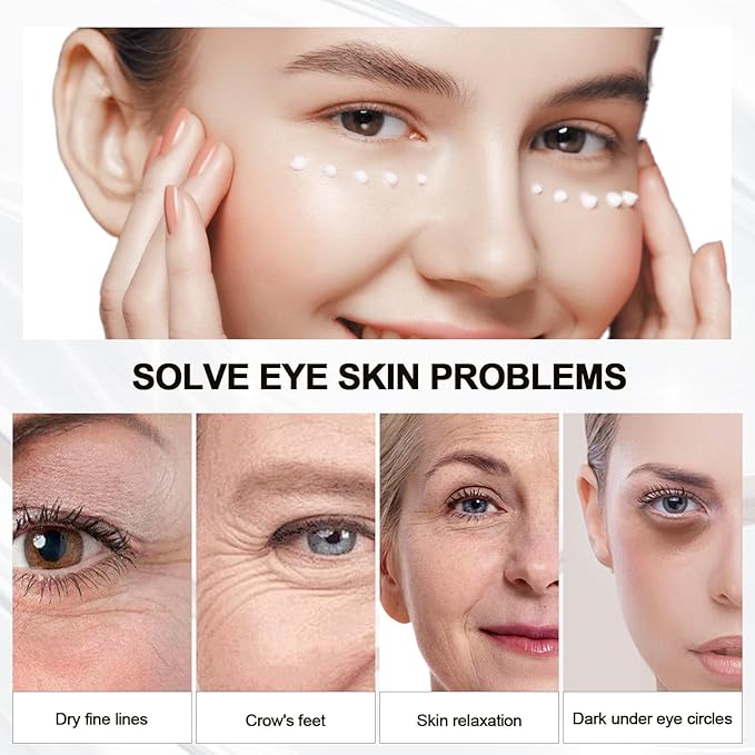 Instant Firm Eye Cream, Temporary Eye Tightener,Instant Firm Eye Tightening Cream for Firm Under Eye Firming, Reduce Fine Lines,2pcs-VivaGrace Women