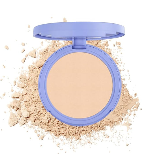 Oil Control Face Powder, Matte Smooth Setting Powder, Waterproof Long-Lasting Setting Powder, Perfect Lightweight Face Makeup For Soft Focus Finish, Minimizes Fine Lines And Pores (Classic Ivory)-VivaGrace Women