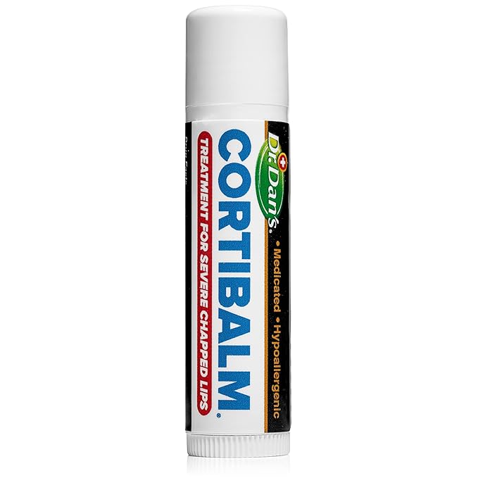 Dr. Dan's Cortibalm- 3 Pack- for Dry Cracked Lips - Healing Lip Balm for Severely Chapped Lips - Designed for Men, Women and Children-VivaGrace Women