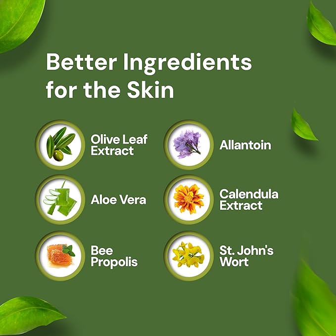 Lip Gel – Natural Cold Sore & Fever Blister Treatment with Organic Olive Leaf – Fast-Acting Relief – 1.3oz (3.8) - 3 Pack-VivaGrace Women