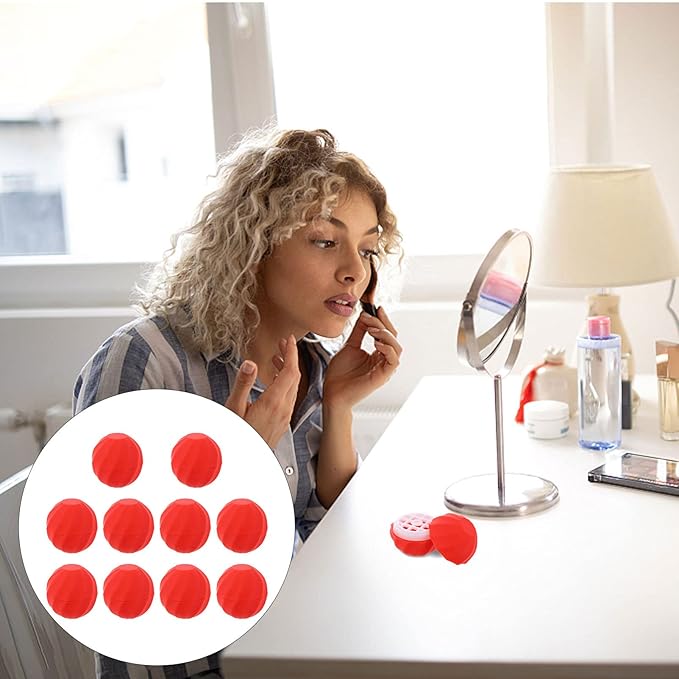 FRCOLOR Lip Balm Tubes Jar Lip Gloss 10Pcs Empty Lip Lip Balm Bottles Filling Lipstick Box Empty Lip Balm Sphere Containers Balm Sphere Containers Lip Balm Tube Refillable Lip Balm Containers-VivaGrace Women