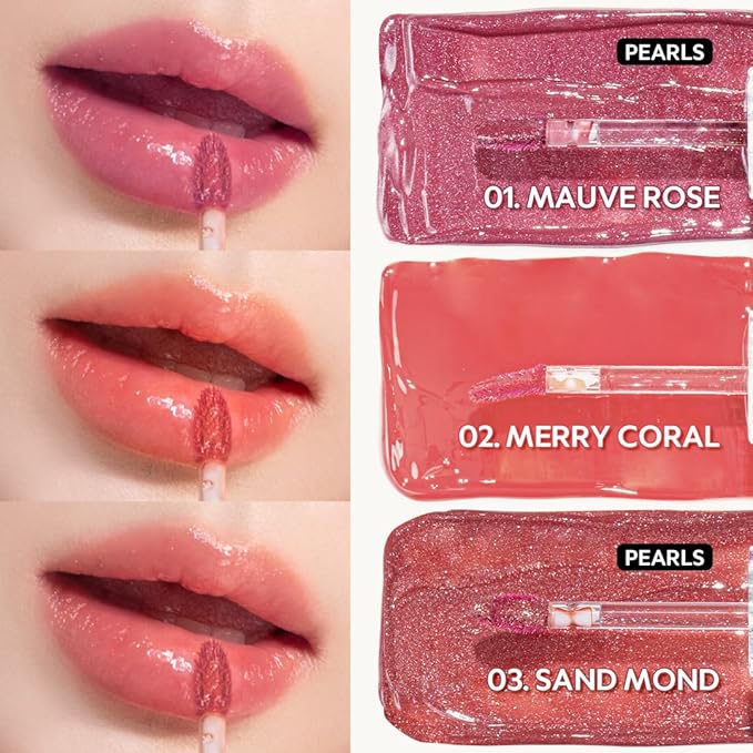 TIRTIR Waterism Tinted Lip Gloss #04 Fig Peach, 0.14 Fl Oz – Kiss Ready Lipgloss, 12H Long Lasting Non Sticky Natural Tinted Glow Korean Multiuse Cheek and Lip Tint for Women gift-VivaGrace Women