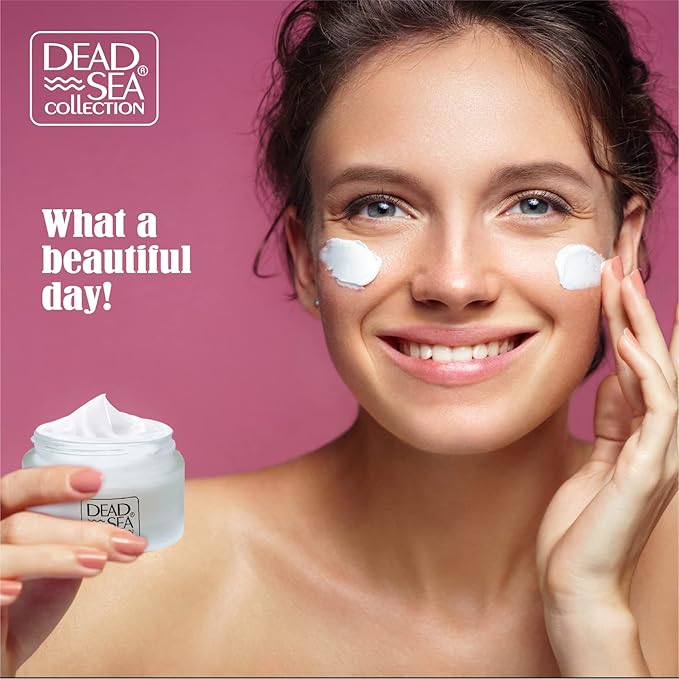 Dead Sea Collection Facial Kit - Day and Night Creams & Facial Serum with Vitamin C & Collagen - Anti-Aging and Anti-Wrinkle-VivaGrace Women