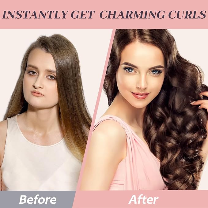 4PCS Volumizing Hair Clips for Root Lift & Volume - Instant Bangs Roller Clips for Effortless Curls & Lift - Velcro Rollers For Hair - Hair Rollers For Women - Pink-VivaGrace Women