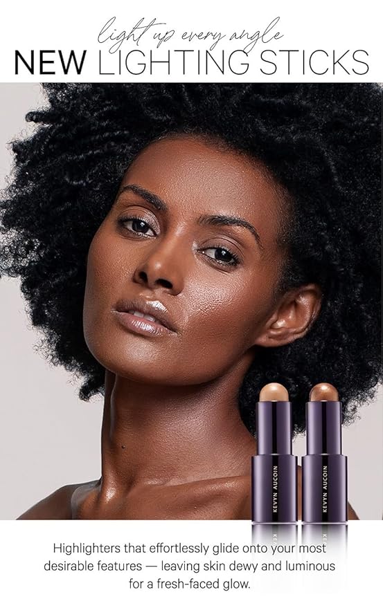 Kevyn Aucoin the Lighting Stick, soft light (fair to light skin tones): Makeup complexion enhancer. Reflects light, brightens angles. Made in Italy.-VivaGrace Women