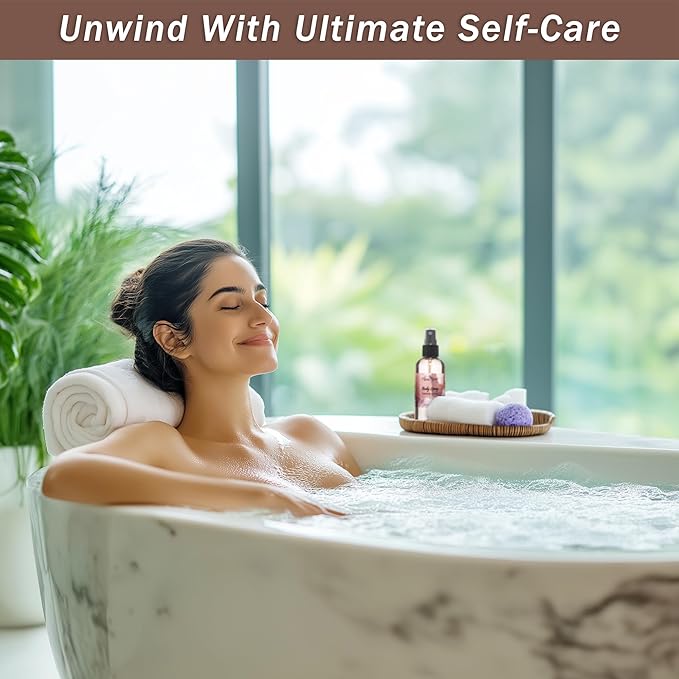 Bath Spa Gift Sets - Luxury Basket With Coconut & Vanilla - Spa Kit Includes Wash, Bubble Bath, Lotion, Bath Salts, Body Scrub, Shower Puff, Bathbombs, Soap in Wooden Basket-VivaGrace Women