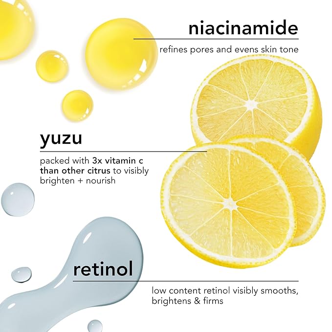 Saturday Skin Yuzu Vitamin C Sleep Mask Regenerist Retinol Ultra Rich Face Moisturizer Cream Smooth Skin and Reduce Wrinkles Ideal for All Skin Types-VivaGrace Women