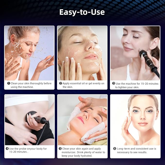 sens for Improvement in The Appearance of Cellulite Device Cellulite Massager Radio Frequency, White-VivaGrace Women