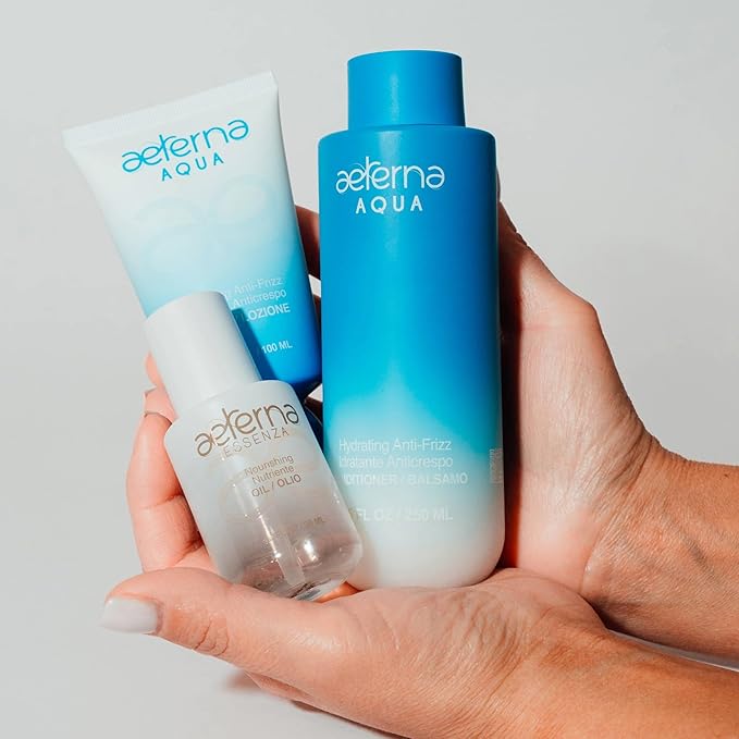 Aeterna ESSENZA - Nourishing Hair with Linseed & UV Protection - Lightweight, Non-Greasy Formula - Sulfates, Parabens & Silicones Free | For All Hair Types - 30 ml-VivaGrace Women