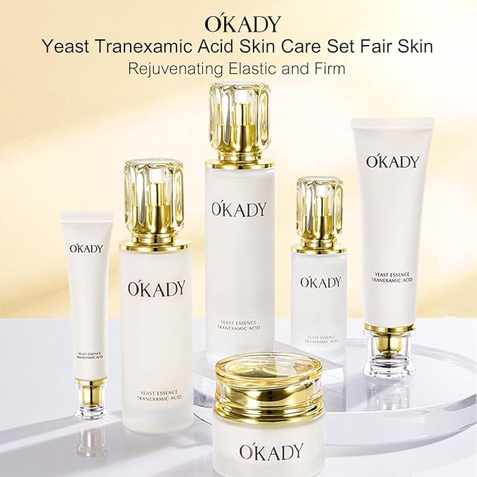 O’KADY Face Skincare Sets Anti Aging Beauty Products Skin Care 6-piece For Women Skincare Kits With Cleanser,Toner,Serum,Eye Cream,Lotion,Facial Cream,Primer Cream Travel Kit For Wife Mom-VivaGrace Women