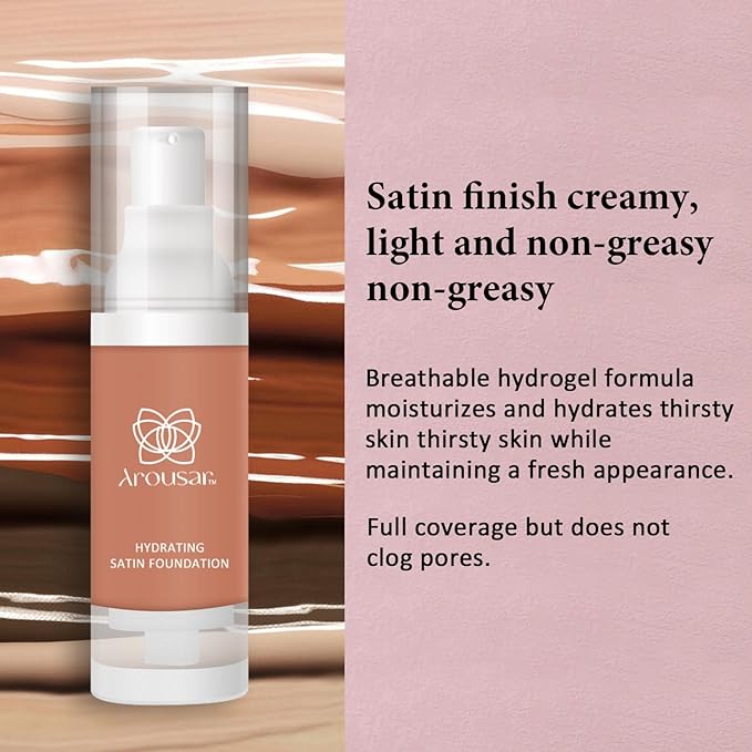 Liquid Foundation Makeup, Improves Uneven Skin Tone, Lightweight and Flawless Coverage for Hours 32# TAN-VivaGrace Women
