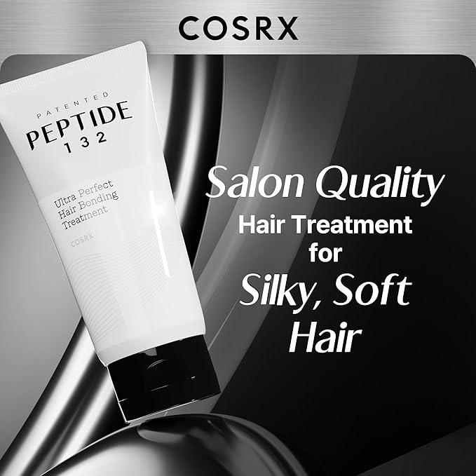 COSRX PEPTIDE 132 Hair Bond Repair Treatment - Deep Conditioner Hair Mask for Damaged, Dry Hair, Repairs Breakage & Split Ends with Collagen & Hyaluronic Acid, For All Hair Types – 4.05 fl oz-VivaGrace Women