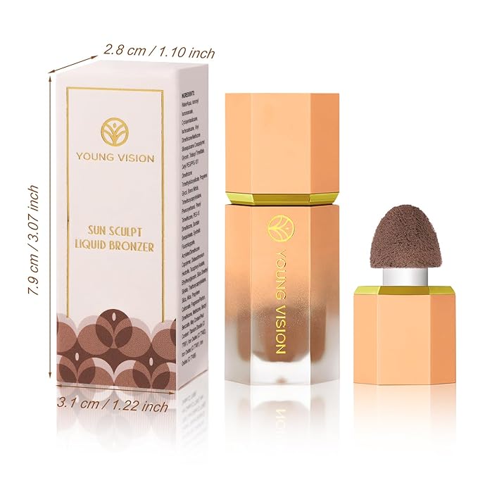 YOUNG VISION Soft Liquid Cream Contour & Glow Bronzer - Lightweight, Long-Wearing, and Blendable-VivaGrace Women