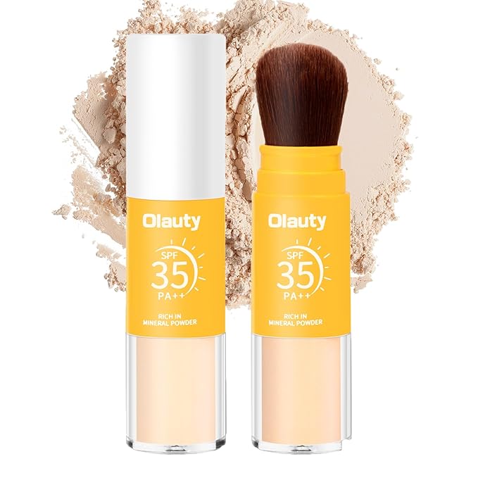 Mineral Setting Powder, Matte Oil Control Mineral Brush Powder for Face, Natural Translucent Loose Setting Powder, Lasting Lightweight Breathable Face Powder for All Skin (Medium, 8g)-VivaGrace Women