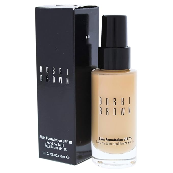 Bobbi Brown Skin Foundation SPF 15, 4.25 Natural Tan for Women, 1 Ounce-VivaGrace Women