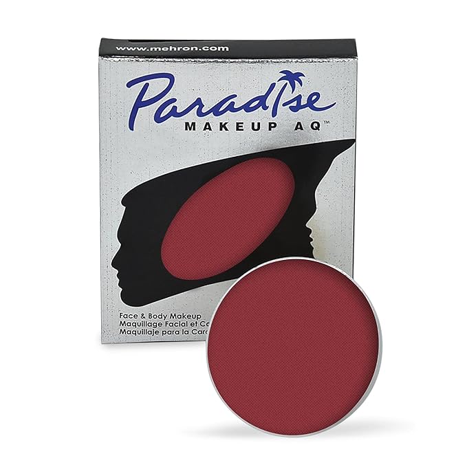 Mehron Makeup Paradise Makeup AQ Refill Size | Stage & Screen, Face & Body Painting, Beauty, Cosplay, and Halloween | Water Activated Face Paint, Body Paint, Cosplay Makeup .25 oz (7 ml) (Porto)-VivaGrace Women