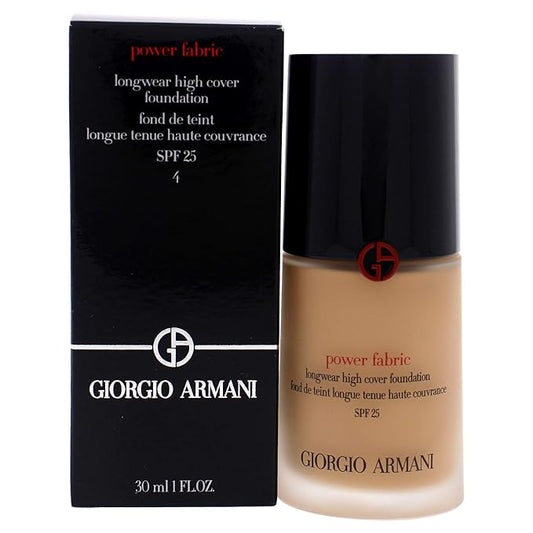 Giorgio Armani Power Fabric Longwear High Cover Foundation SPF 25-4 Women Foundation 1 oz-VivaGrace Women