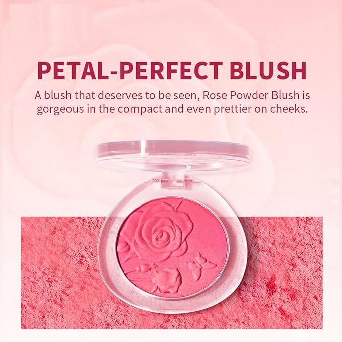 MAEPEOR Matte Face Blush 8 Colors Lightweight Natural Look Face Blush Long-Lasting and Highly Pigmented Powder Blush for Cheeks (Color 02)-VivaGrace Women