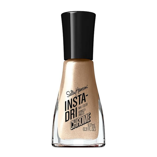 Sally Hansen Insta-Dri, Lustrous Gold, Quick Dry, Long Lasting, Opaque, Metallic Gold Nail Polish