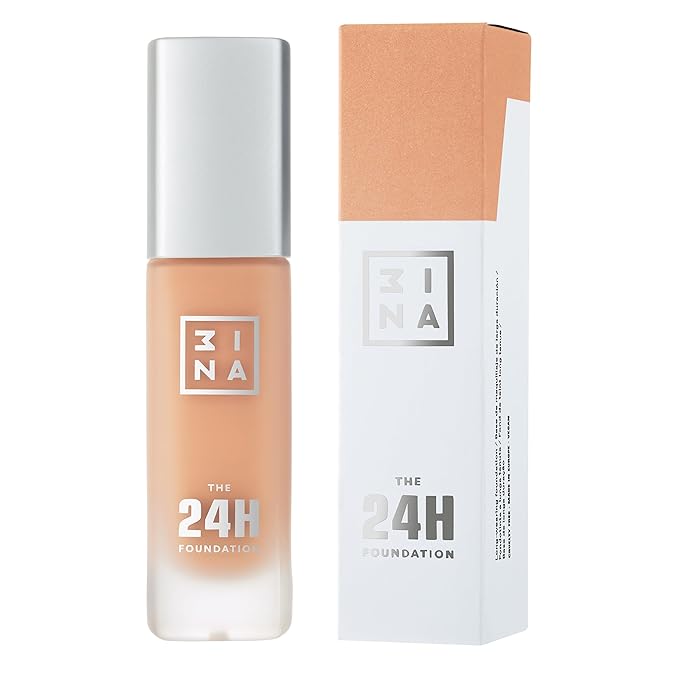 3INA The 24H Foundation 609-24H Light Pink Cream, 1.01 Oz - Medium To High Buildable Coverage, Smooth Matte Finish, Cruelty Free, Vegan, Waterproof-VivaGrace Women