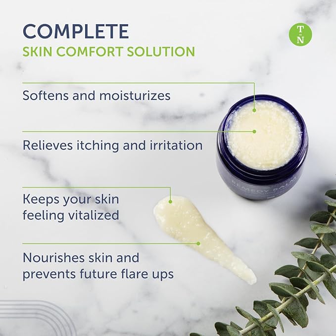 Truremedy Naturals Remedy Balm with Tea Tree Oil, 2 oz - Soothing Moisturizer for Rough Areas - Nourishing Foot and Body Balm with Tea Tree, Lavender, and Eucalyptus-VivaGrace Women