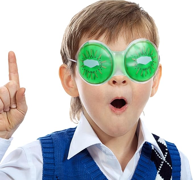 Beavorty 3pcs Sleep mask Eye mask Sleeping mask face mask Cucumbers Gel ice Cooling mask Cooling Eye Pads Eye Cooling mask Kids Cooling Masks Eye Patch Child Cold PVC-VivaGrace Women