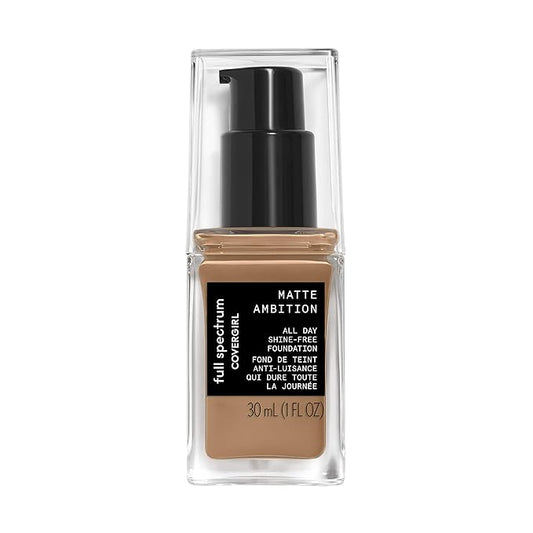 COVERGIRL Full Spectrum Matte Ambition- All Day Foundation Tan Neutral-VivaGrace Women