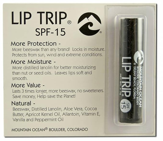 Mountain Ocean Lip Trip SPF 15, 0.165 Ounce-VivaGrace Women