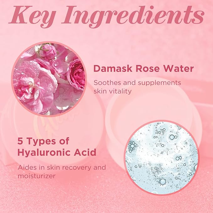 TOUCH IN SOL Pretty Filter Glassy Skin Balm Primer 1.05 oz. – Skin Smooth Moisturizing Primer before Makeup - Natural Glow Face Cream Moisturizer with Shea Butter and Rose Flower Water-VivaGrace Women