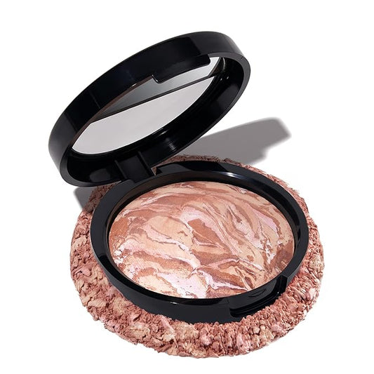 LAURA GELLER NEW YORK Baked Bronze-N-Brighten Bronzer Powder - Fair - Natural Bronze Glow-VivaGrace Women