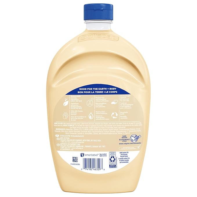 Softsoap Milk & Honey Scented, Liquid Hand Soap Refill, 50 Ounce (Pack of 2)